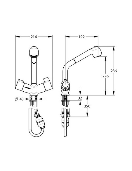 MITIGEUR LAVABO MASTERMIX SANIFIRST 74051
