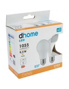 AMP LED C STD E27 2700K 1055/2 DHOME A60-3 E27 2700K X2 1055LM 2
