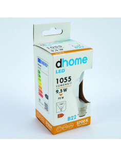 AMP LED C STD B22 2700K 1055LM DHOME A60-3 B22 2700K 1055LM 2