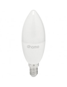 AMP LED C FLA E14 2700K 470LM DHOME C35-6 E14 2700K 470LM 2