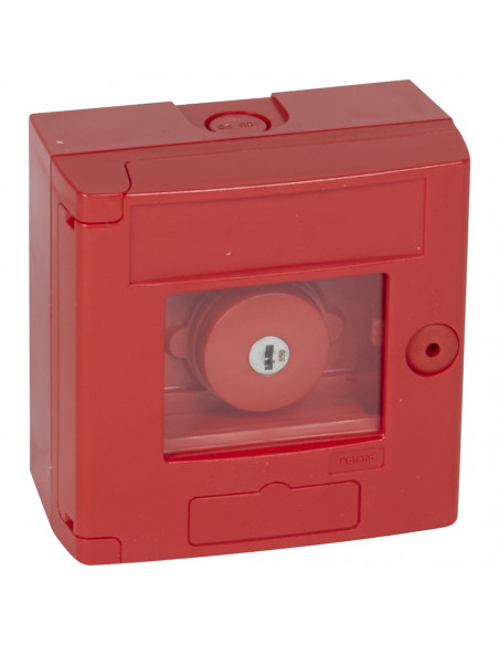 Coffret bris de glace coup de poing IP44 rouge montage en saillie LEGRAND 038003