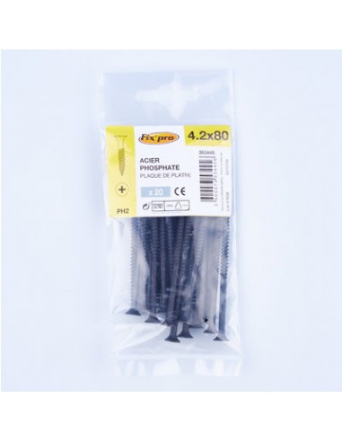VIS PLAC A.NOIR PH 4,2X80 /20 FIXPRO FPRO7034280S20