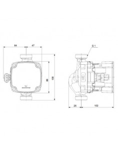 ALPHA1 GO 15-40 130 220-240V 9 GRUNDFOS 93074188 2