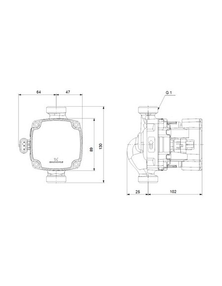 ALPHA1 GO 15-80 130 220-240V 9 GRUNDFOS 93074182