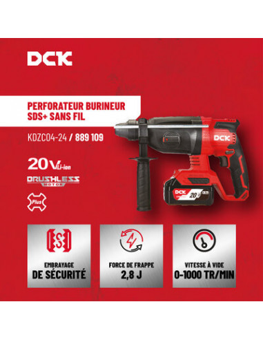 PERFORATEUR-BURINEUR KDZC04-24 DCK KDZC04-24(TYPE FK)