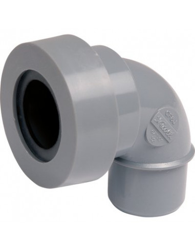 COUDE A JOINT PVC MF 32 NICOLL CF8J