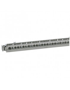 Support vide pour borniers pour coffret étanche Plexo 18 modules et XL125 50 trous longueur 385mm LEGRAND 404821