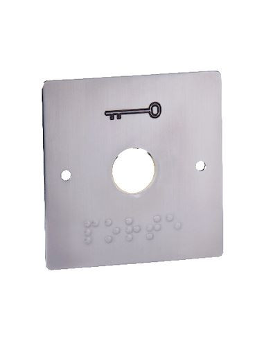 Bouton poussoir de sortie à double sécurités no/nf pour pot d'entraxe 60 mm BP60 AIPHONE 120900