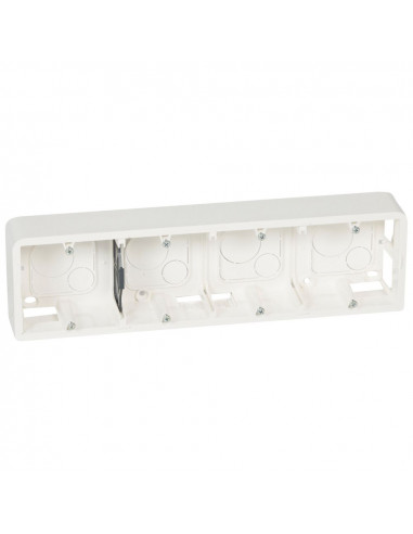 Cadre saillie profondeur 40mm Mosaic pour 10 ou 4x2 modules horizontal LEGRAND 080284