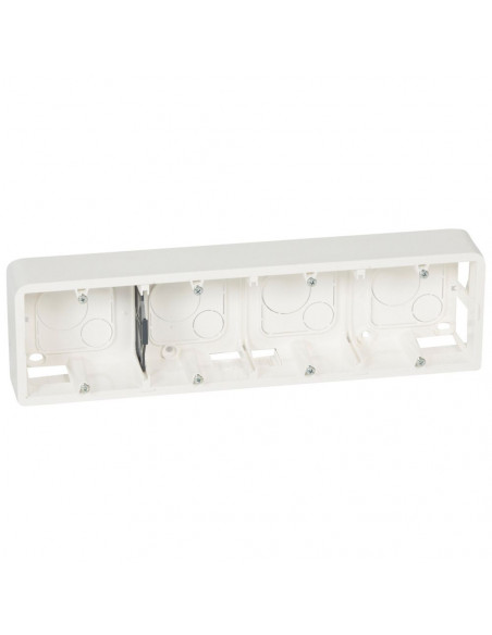 Cadre saillie profondeur 40mm Mosaic pour 10 ou 4x2 modules horizontal LEGRAND 080284