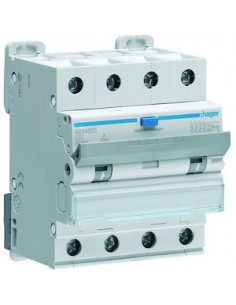 Disjoncteur différentiel 4 Pôles 10kA C 32A 30mA type A HAGER ADX482C 2