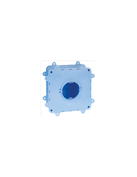 DUOBOX Boite complète point de centre 170x170x70mm ouverture diam 75 pattes EUR'OHM 52176