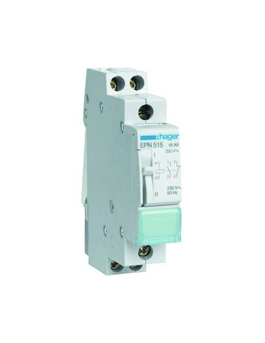 Télérupteur 1O+1F 230V HAGER EPN515