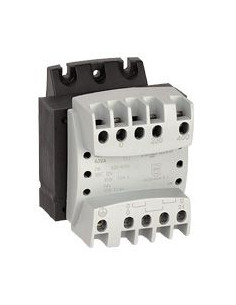 Transformateur de sécurité primaire 230V à 400V et secondaire 12V~ à 24V~ 100VA LEGRAND 042842