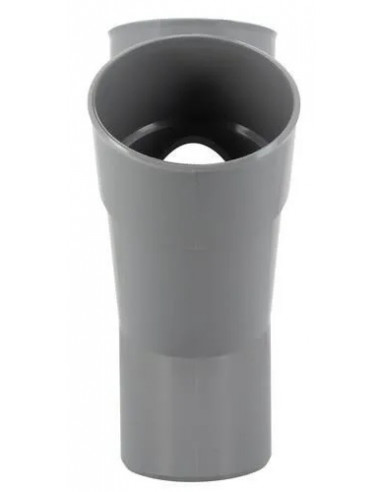 Culotte mâle femelle 45° double parallèle diamètre 100mm NICOLL RT14