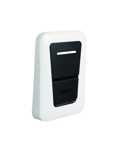 Witty one accessoire-Couvercle de finition blanc traffic pour borne witty XVR1xx HAGER XVS130