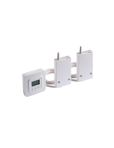 Thermostat radio fil pilote pour 2 radiateurs FP Tybox 5702 FP  DELTA DORE 6050675