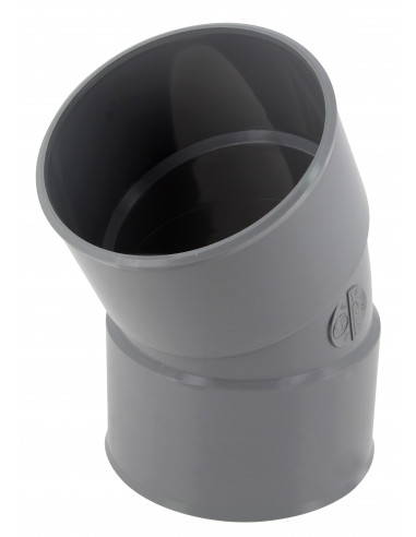 Coude PVC Femelle Femelle 30° D.40mm NICOLL CH33