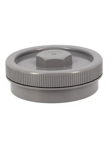Tampon de visite avec bouchon PVC mâle-femelle diamètre 140mm NICOLL FY