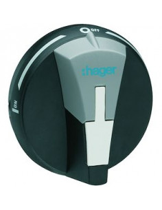 Poignée grise pour commutateur 20-80A HAGER HZC016 2