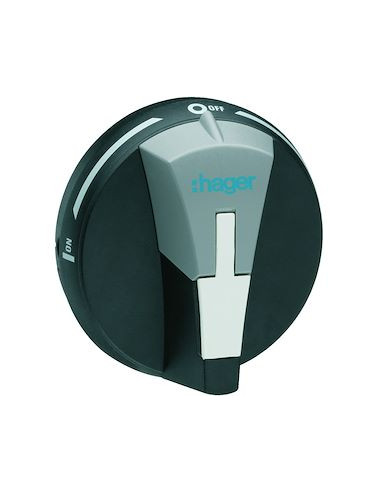 Poignée grise pour commutateur 20-80A HAGER HZC016