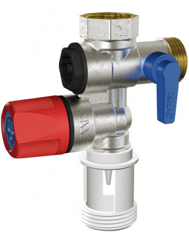 Groupe de sécurité chauffe-eau 20x27 inox 52570 WATTS INDUSTRIES 2252570