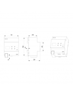 passerelle DALI-IP20 KNX 1Canal LUXOMATnet 93338 2