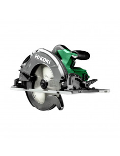 Scie circulaire diam. 190mm cap.66mm 1300W frein moteur, semelle adaptrail, lame bois HIKOKI C7BUMW1Z 2