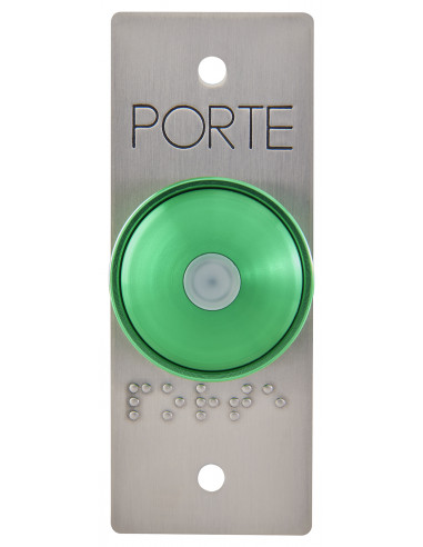 Bouton poussoir de sortie à double sécurités no/nf accessibilité BPLA AIPHONE 120901
