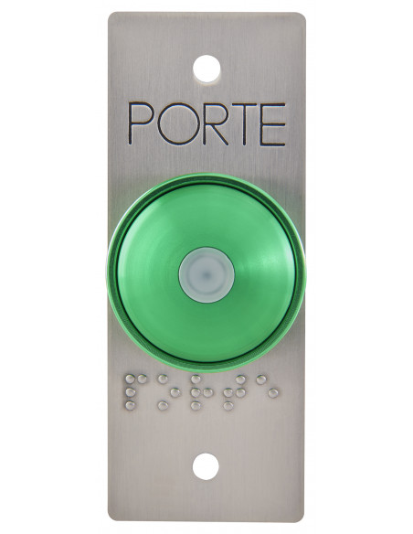 Bouton poussoir de sortie à double sécurités no/nf accessibilité BPLA AIPHONE 120901