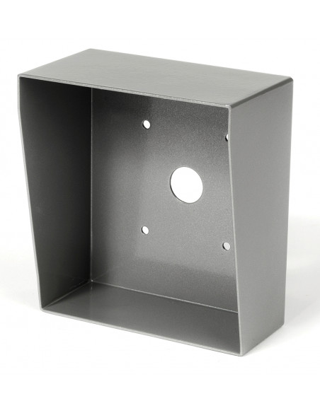 Cadre saillie inox avec visière pour isss2g et ieja/leda CISSS2G AIPHONE 200526