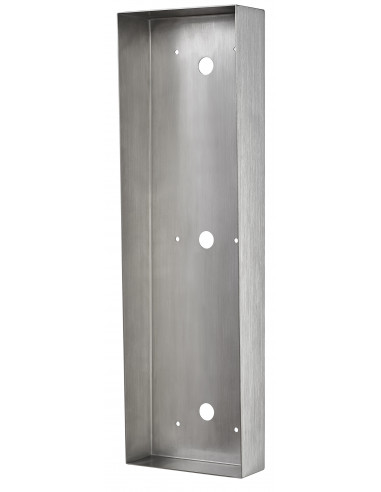Cadre saillie inox avec visière pour jpdvf2lbm/jpdvf4lbm & isdvfalbm/isipdvfalbm CSJP24LBM AIPHONE 130346