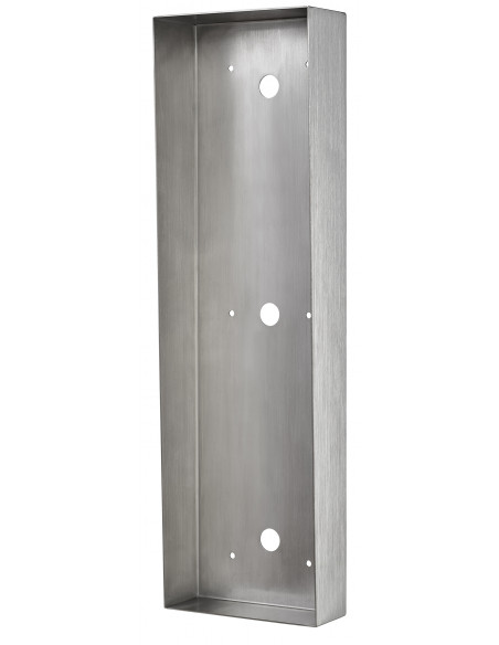 Cadre saillie inox avec visière pour jpdvf2lbm/jpdvf4lbm & isdvfalbm/isipdvfalbm CSJP24LBM AIPHONE 130346