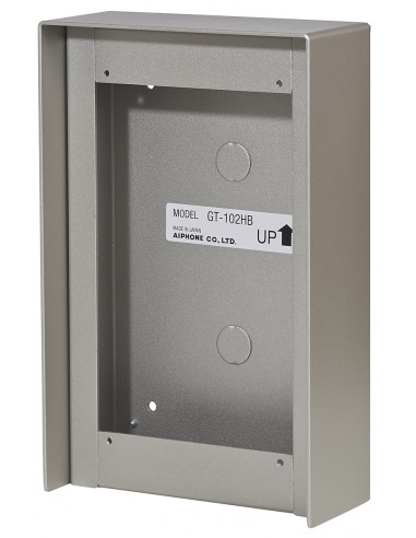 Cadre saillie aluminium avec visière 2 modules p/gt GT102HB AIPHONE 200080