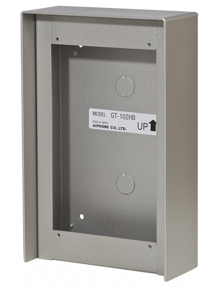 Cadre saillie aluminium avec visière 2 modules p/gt GT102HB AIPHONE 200080