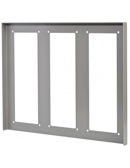 Visière aluminium gamme gt pour 3 x gf3f  GT303H AIPHONE 200092