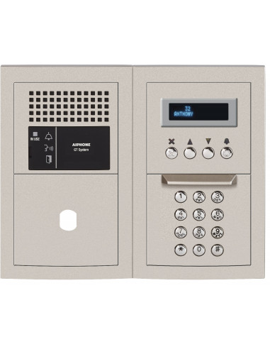 Platine audio modulaire à défilement & emplacement vigik sans boucle magnétique GTBAHSBM AIPHONE 200286