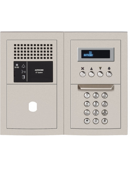 Platine audio modulaire à défilement & emplacement vigik sans boucle magnétique GTBAHSBM AIPHONE 200286