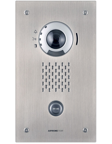 Platine vidéo encastrée résistante au vandalisme 1 bp ip/sip Façade inox  IXDVFA AIPHONE 200937