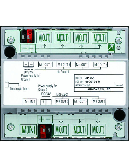 Distributeur 7 sortie rj pour câblage en étoile  JP8Z AIPHONE 130322