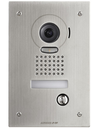 Platine vidéo couleur avec zoom encastrée inox résistante au vandalisme JPDVF AIPHONE 130321