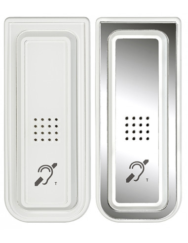 Enjoliveur de combiné pour jp4med & jp4hd livré avec Façade blanche et miroir JPEC AIPHONE 130336
