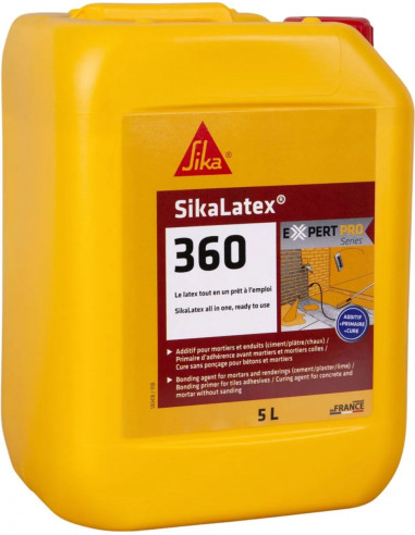 Additif SikaLatex-360 pour mortiers et enduits bidon de 20 litres SIKA 579686