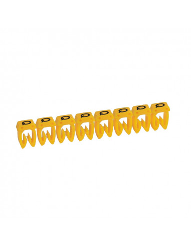 300 Repères CAB 3 pour filerie 0,5mm² à 1,5mm² et blocs de jonction avec lettre majuscule Q LEGRAND 038316