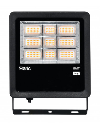Projecteur TWISTER 4 TUYA LED 63W Tunable White 2200 à 4000K 7650lm 90° 50000h ARIC 51734