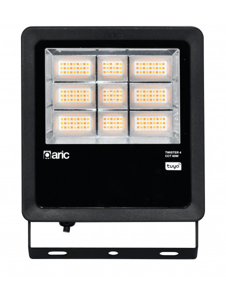 Projecteur TWISTER 4 TUYA LED 63W Tunable White 2200 à 4000K 7650lm 90° 50000h ARIC 51734