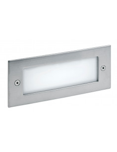 DINO Encastré Mur extérieur IP65 IK07 LED 4000K pour balisage face inox 304 ARIC 51781