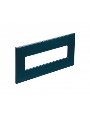 BALIZ 3 Encastré Mur rectang. fixe anthracite LED intég. 3,8W bleu ARIC 51839