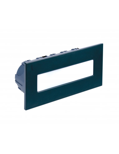 BALIZ 3 Encastré Mur rectang. fixe anthracite LED intég. 3,8W bleu ARIC 51839