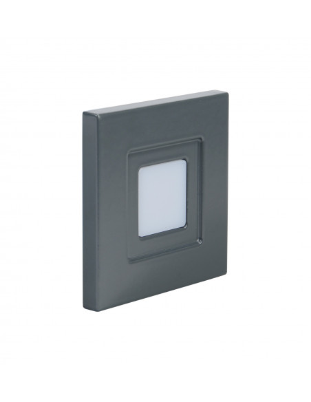 ISO 60 Encastré Mur LED 1,2W 3CCT 2700/3200/4000K 40lm 115° 40000h anthracite ARIC 51878